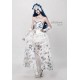 Blood Supply Vampire Bride Corset Top, Hoop Bloomers, Tulle Overlayer and Set(Full Payment Without Shipping)